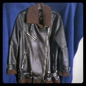 Leather Jacket - Urban Outfitters